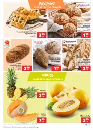 Gazetka promocyjna Carrefour - Gazetka Targ Świeżości - Gazetka - ważna od 26.07 do 26.07.2021 - strona 3 - produkty: Piec, Ser, Rust, Delicja serowa, Focaccia, Ananas, Chleb wieloziarnisty, Bagietka, Pieczywo, Owoce, Chleb, Bułka, Melon