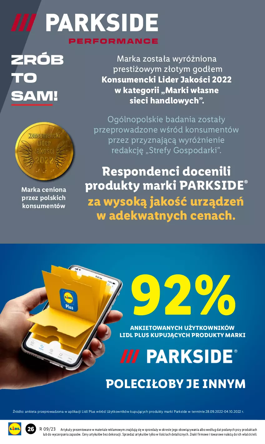 Gazetka promocyjna Lidl - GAZETKA - ważna 27.02 do 04.03.2023 - strona 26 - produkty: Parkside, Sok