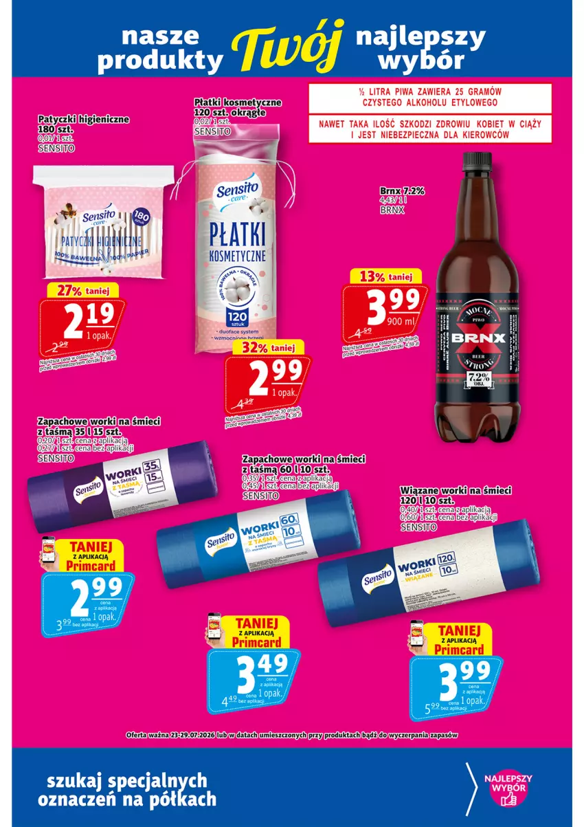 Gazetka promocyjna Prim Market - ważna 23.07 do 29.07.2026 - strona 19 - produkty: Fa, Gra, HP, Piec, Piwa, Ser