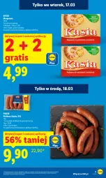Gazetka promocyjna Lidl - Gazetka ważna od 16.03 do 18.03 - Gazetka - ważna od 18.03 do 18.03.2026 - strona 3 - produkty: Gra, PIKOK, Margaryna, Kasia, Kiełbasa, Kiełbasa śląska