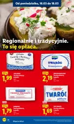Gazetka promocyjna Lidl - Gazetka ważna od 16.03 do 18.03 - Gazetka - ważna od 18.03 do 18.03.2026 - strona 36 - produkty: Top, Twaróg, Twaróg półtłusty