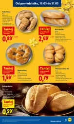 Gazetka promocyjna Lidl - Gazetka ważna od 16.03 do 18.03 - Gazetka - ważna od 18.03 do 18.03.2026 - strona 45 - produkty: Gra, Bułka fitness, Bułka grahamka, Rogal, Bułka