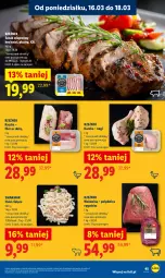 Gazetka promocyjna Lidl - Gazetka ważna od 16.03 do 18.03 - Gazetka - ważna od 18.03 do 18.03.2026 - strona 47 - produkty: Polędwica, Kaczka, Schab wieprzowy, Wołowina, Flaki