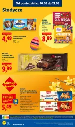 Gazetka promocyjna Lidl - Gazetka ważna od 16.03 do 18.03 - Gazetka - ważna od 18.03 do 18.03.2026 - strona 60 - produkty: Lubisie, Ciastka, Ser, Tonik, Rurki, Baton, Deser, Alcon
