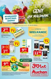 Gazetka promocyjna Auchan - Gazetka 30 Lat Hipermarket Auchan - Gazetka - ważna od 18.03 do 18.03.2026 - strona 1 - produkty: Ser, BIC, Papier, Ogórek, Czekolada, Lindt, Mleko, Fa