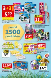 Gazetka promocyjna Auchan - Gazetka 30 Lat Hipermarket Auchan - Gazetka - ważna od 18.03 do 18.03.2026 - strona 15 - produkty: Kurczak, Chodzik, Puzzle, Play-Doh, Zabawka, Barbie, Hot Wheels, Fa