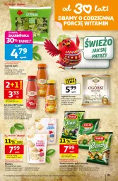 Gazetka promocyjna Auchan - Gazetka 30 Lat Hipermarket Auchan - Gazetka - ważna od 18.03 do 18.03.2026 - strona 21 - produkty: Orzechy włoskie, Sok, Migdały, Szpinak, Imbir, HP, Fa