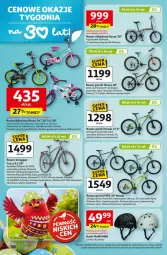 Gazetka promocyjna Auchan - Gazetka 30 Lat Hipermarket Auchan - Gazetka - ważna od 18.03 do 18.03.2026 - strona 38 - produkty: Kierownica, Rama, Widelec, Kask, Rower, Mule, Dzieci, Lakier