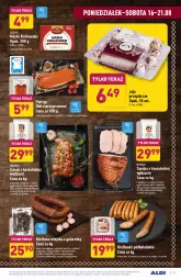 Gazetka promocyjna Aldi - SUPER SMACZNE OKAZJE - Gazetka - ważna od 21.08 do 21.08.2021 - strona 11 - produkty: Piec, Kiełbasa wiejska, Królewski, Jaja, Tera, Szynka, Schab z kaszubskiej wędzarni, Pstrąg, Gala, Masło, Kiełbasa, NOWAK