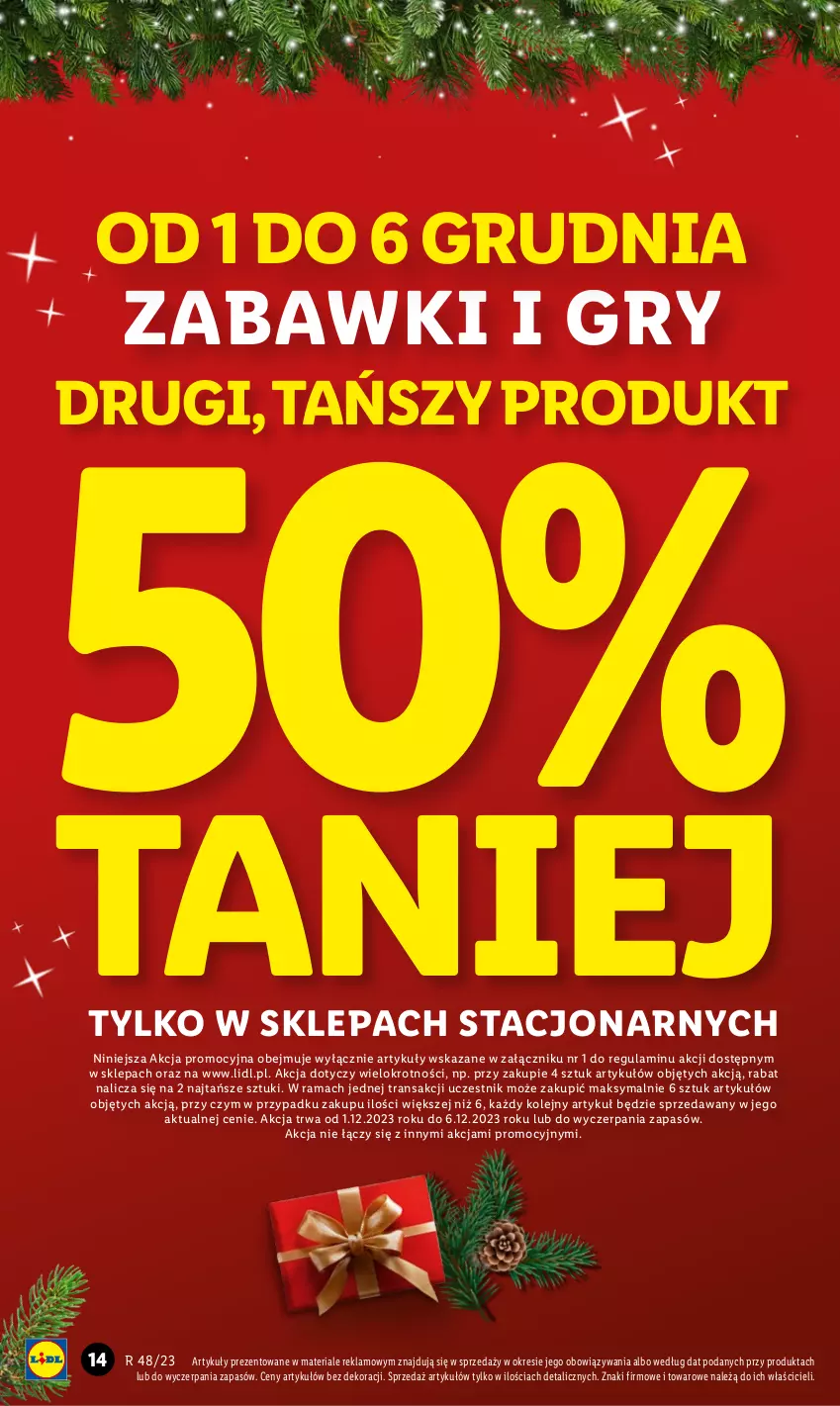 Gazetka promocyjna Lidl - GAZETKA - ważna 30.11 do 02.12.2023 - strona 14 - produkty: Gry, Olej, Rama, Tran