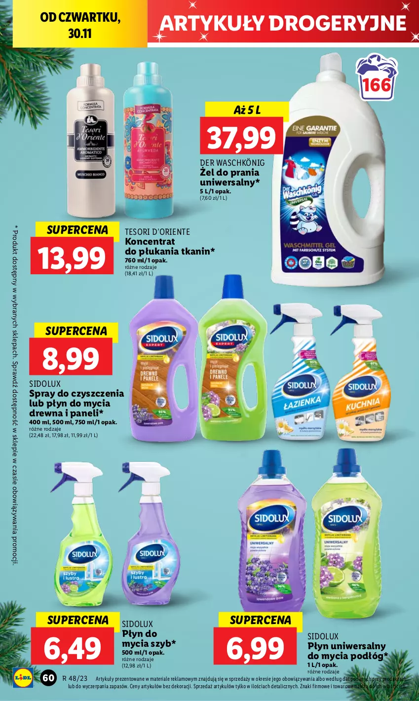 Gazetka promocyjna Lidl - GAZETKA - ważna 30.11 do 02.12.2023 - strona 68 - produkty: König, Płyn do mycia, Sidolux, Spray do czyszczenia