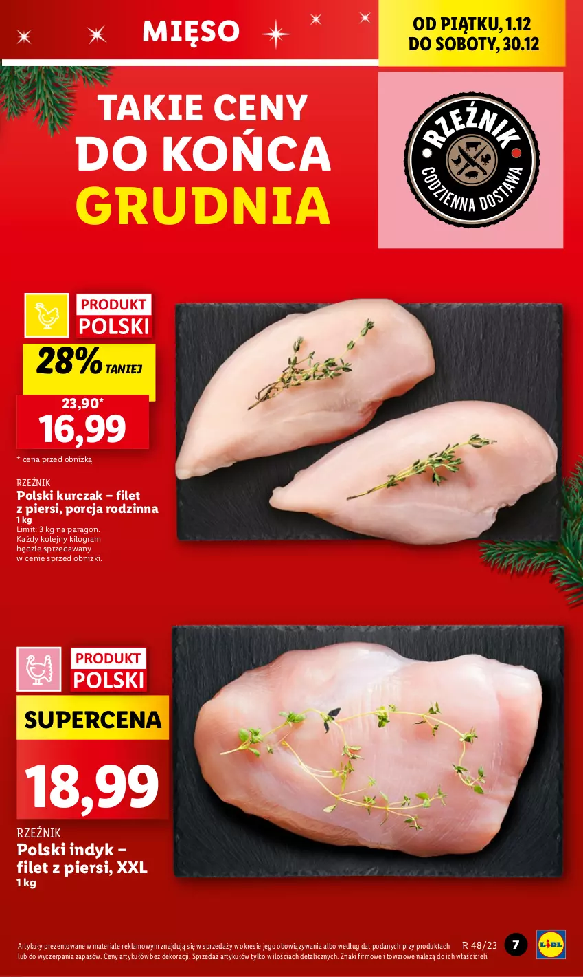 Gazetka promocyjna Lidl - GAZETKA - ważna 30.11 do 02.12.2023 - strona 7 - produkty: Gra, Kurczak, Mięso, Olej, Por