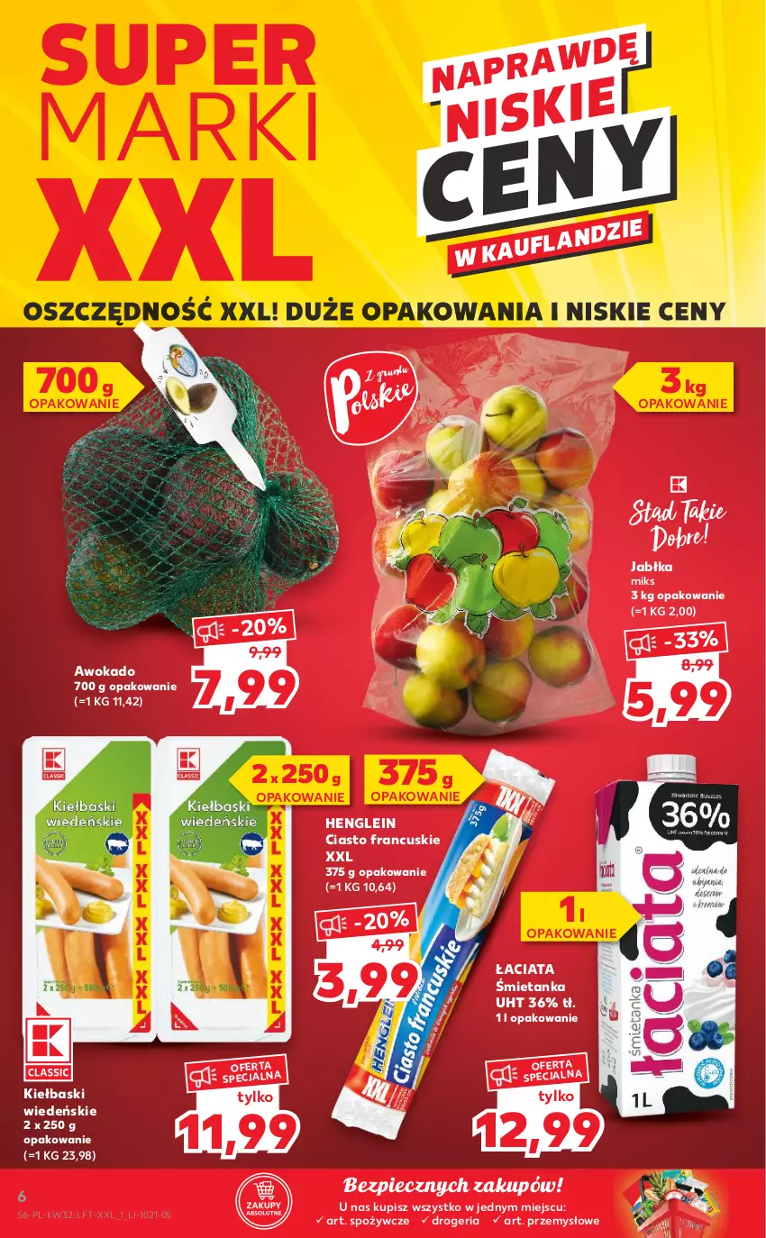 Gazetka promocyjna Kaufland - OFERTA TYGODNIA - ważna 12.08 do 18.08.2021 - strona 6 - produkty: Ciasto francuskie, Jabłka, Piec