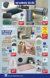 Gazetka promocyjna Aldi - Pełna oferta - Gazetka - ważna od 27.04 do 27.04.2025 - strona 36 - produkty: Bruno Banani, Ręcznik kąpielowy, Dywanik łazienkowy, Dywanik, Wełna, Ręcznik, Dywan