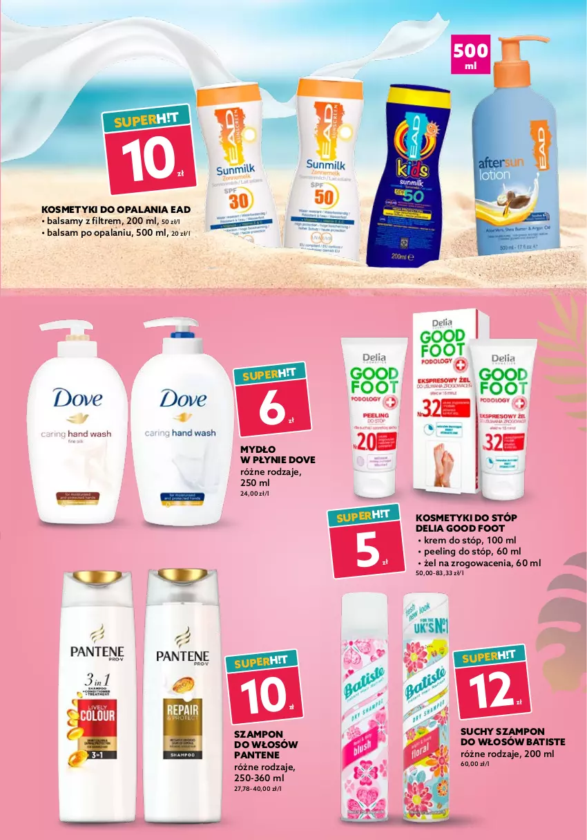 Gazetka promocyjna Dealz - Setki wakacyjnych super ofert! - sprawdź nową gazetkę - ważna 21.07 do 27.07.2021 - strona 3 - produkty: Batiste, Chusteczki, Colgate, Dove, Krem do stóp, LG, Maska, Mydło, Mydło w płynie, Nawilżany papier, Pantene, Papier, Papier toaletowy, Pasta do zębów, Peeling, Stek, Suchy szampon, Szampon