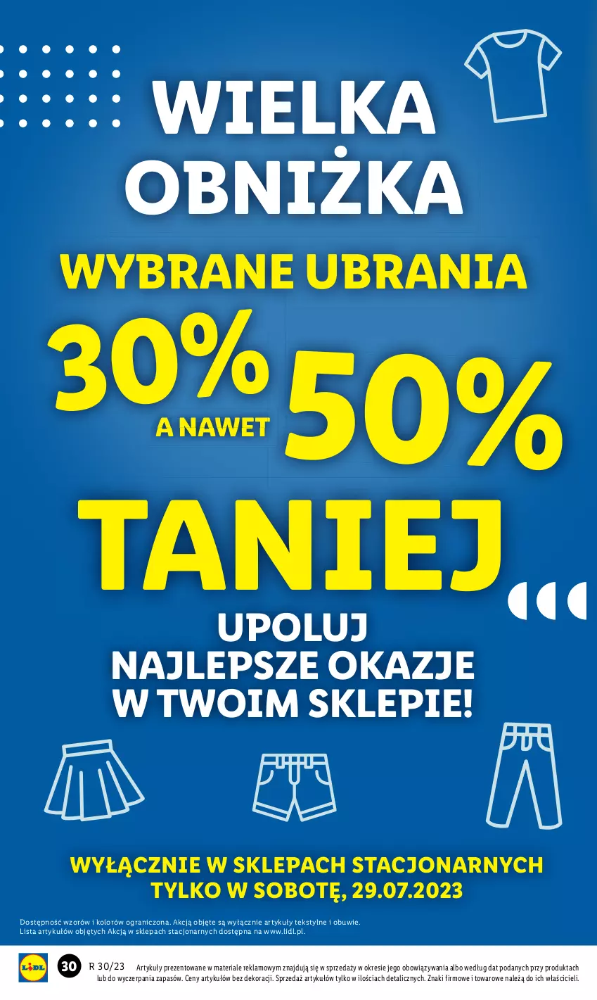 Gazetka promocyjna Lidl - GAZETKA - ważna 24.07 do 29.07.2023 - strona 36 - produkty: Gra, Obuwie, Ubrania