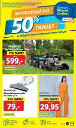 Gazetka promocyjna Lidl - GAZETKA - Gazetka - ważna od 29.07 do 29.07.2023 - strona 35 - produkty: Myjka do okien, Kombinezon, Kosiarka, Akumulator