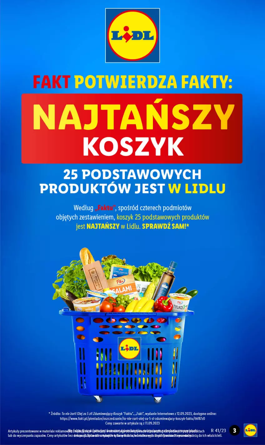 Gazetka promocyjna Lidl - GAZETKA - ważna 25.09 do 27.09.2023 - strona 3 - produkty: Kosz