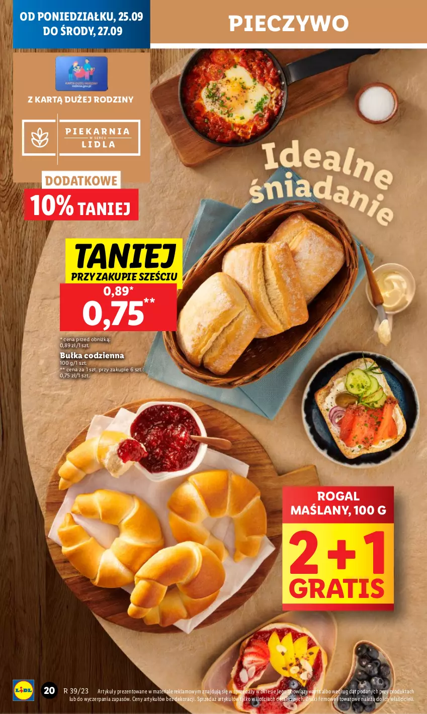 Gazetka promocyjna Lidl - GAZETKA - ważna 25.09 do 27.09.2023 - strona 30 - produkty: Bułka, Gra, Piec, Pieczywo, Rogal