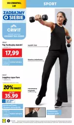 Gazetka promocyjna Lidl - GAZETKA - Gazetka - ważna od 04.01 do 04.01.2025 - strona 18 - produkty: Top, Sok, Por, Gin, Gra, Sati, Salsa, Sport, Legginsy, Oreo