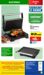 Gazetka promocyjna Lidl - GAZETKA - Gazetka - ważna od 04.01 do 04.01.2025 - strona 39 - produkty: Gra, Grill kontaktowy, Kuchnia, Mola, Zelmer, Grill