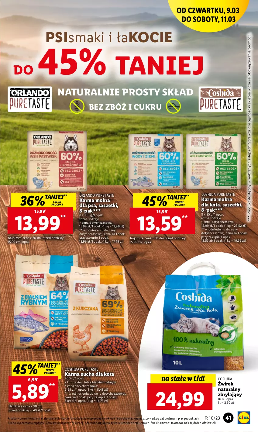 Gazetka promocyjna Lidl - GAZETKA - ważna 09.03 do 11.03.2023 - strona 45 - produkty: Koc, Kurczak, Pur