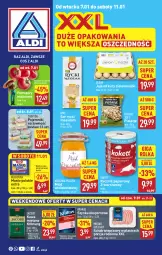 Gazetka promocyjna Aldi - Pełna oferta - Gazetka - ważna od 11.01 do 11.01.2025 - strona 1 - produkty: Pistacje, Maasdam, Krakus, Ser, Por, Papier, Jaja, Mięsne specjały, Kawa mielona, Kawa, Pojemnik, Mlekovita, Szynka, Schab wieprzowy, Ręcznik, Sport, Miód, Jacobs, Masło, Pomidory, Mleko