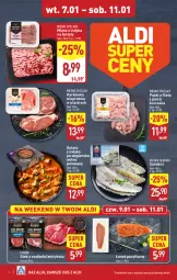 Gazetka promocyjna Aldi - Pełna oferta - Gazetka - ważna od 11.01 do 11.01.2025 - strona 6 - produkty: Kurczak, Karkówka wieprzowa, Stek, Mięsne specjały, Golden Seafood, Kotlet, Mięso z indyka, Rostbef, Sandacz, Mięso