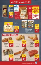 Gazetka promocyjna Aldi - Pełna oferta - Gazetka - ważna od 11.01 do 11.01.2025 - strona 9 - produkty: Piec, Kurczak, Kawa rozpuszczalna, Gra, BIC, Kawa ziarnista, Kawa, Bagietka, 7 Days, Rogal, Krem orzechowy, Chleb