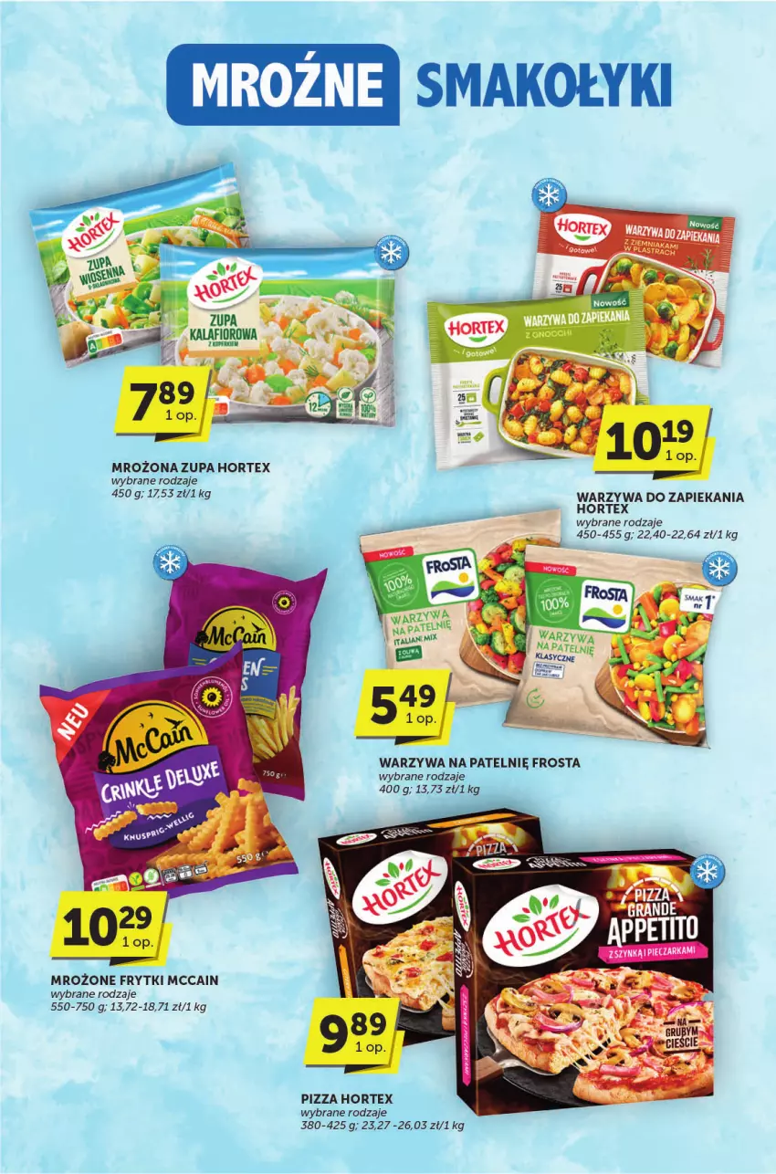Gazetka promocyjna ABC - ważna 30.04 do 13.05.2025 - strona 10 - produkty: Frosta, Frytki, Hortex, McCain, Pizza, Warzywa, Zupa