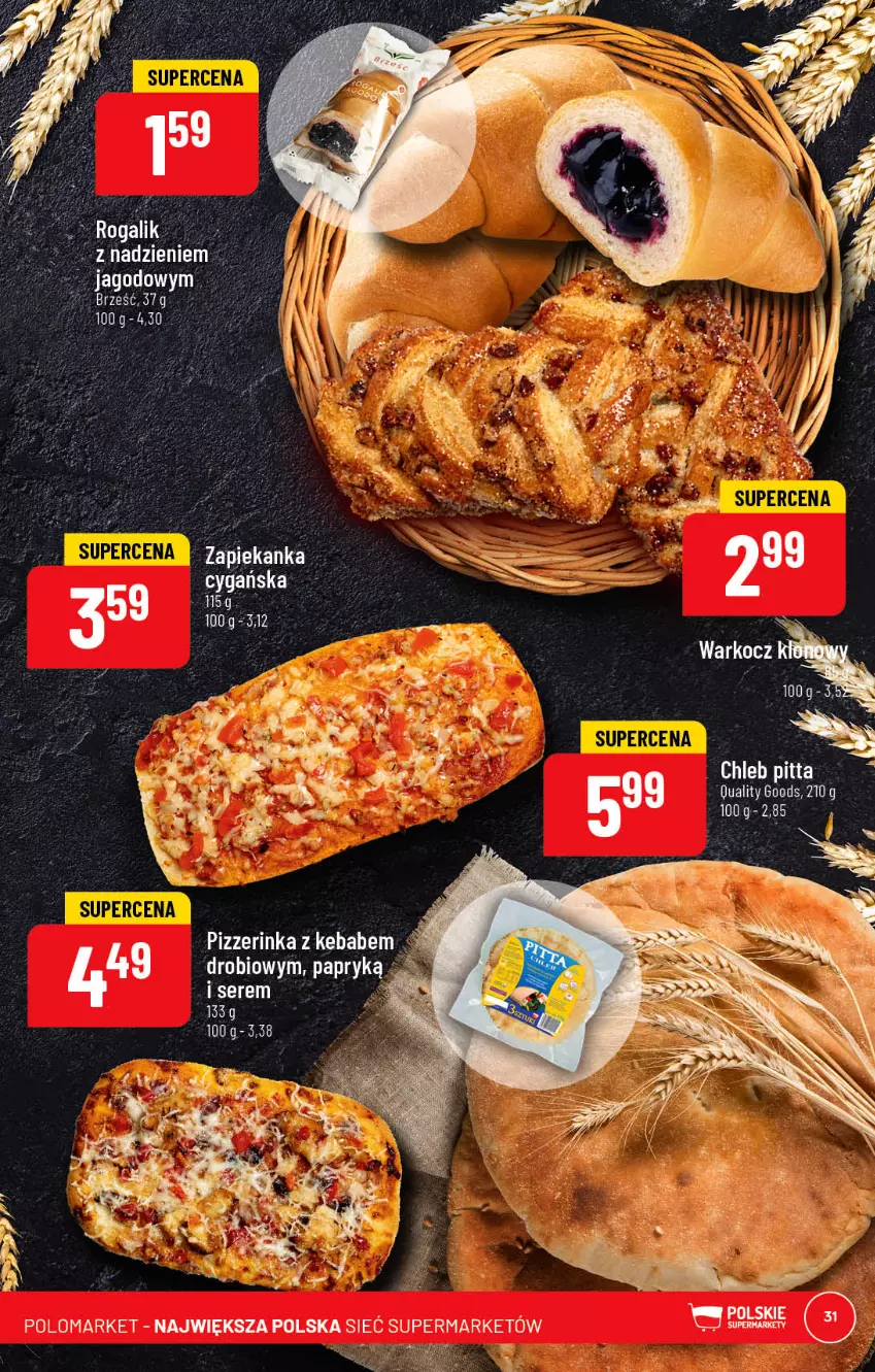 Gazetka promocyjna PoloMarket - Gazetka pomocyjna - ważna 01.03 do 07.03.2023 - strona 31 - produkty: Chleb, Inka, Kebab