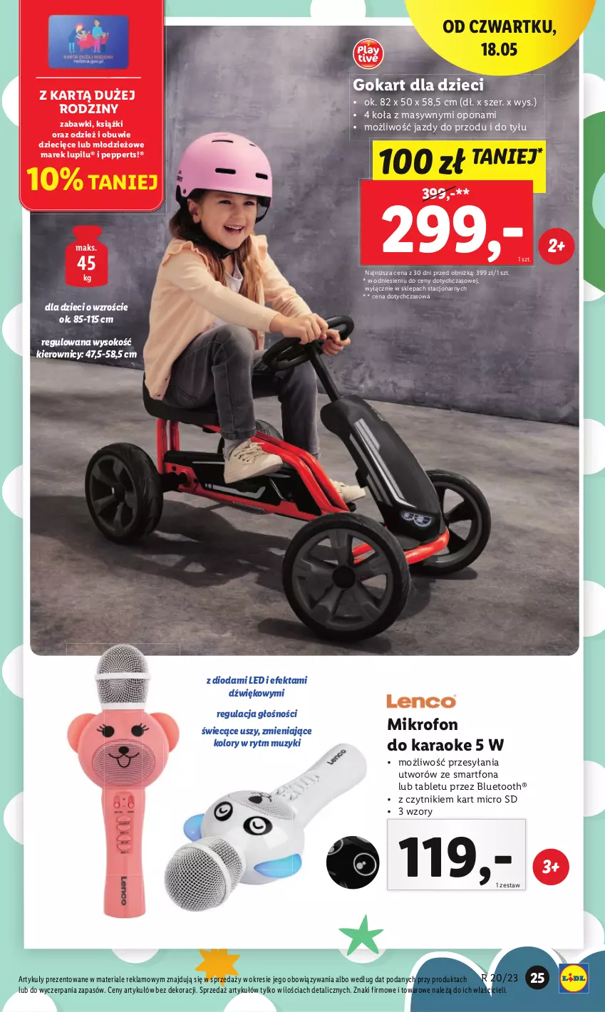 Gazetka promocyjna Lidl - GAZETKA - ważna 15.05 do 20.05.2023 - strona 29 - produkty: Dzieci, Mikrofon, Obuwie, Smartfon, Sok, Tablet