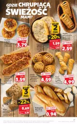 Gazetka promocyjna Kaufland - OFERTA TYGODNIA - Gazetka - ważna od 12.10 do 12.10.2022 - strona 27 - produkty: Cebula, Ser, Salami, Focaccia, Bagietka, Bułka wieloziarnista, Zapiekanka, Półbagietka, Bułka, Szpinak