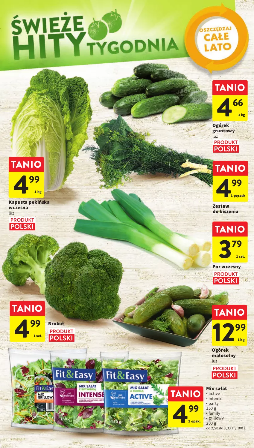 Gazetka promocyjna Intermarche - Gazetka Intermarche - ważna 22.06 do 28.06.2023 - strona 18 - produkty: Fa, Grill, Grunt, Ogórek, Por, Sałat