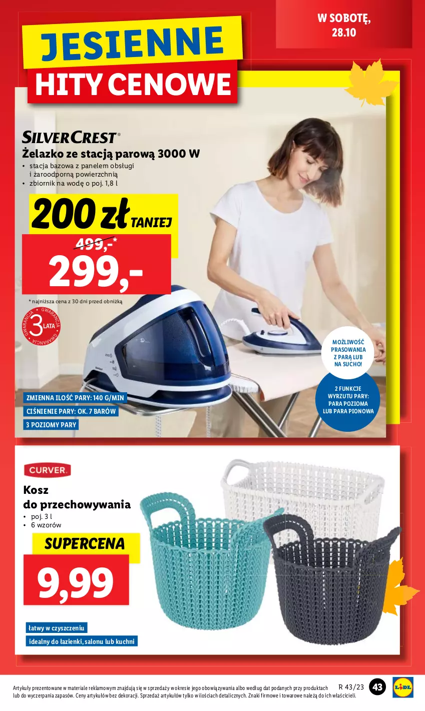 Gazetka promocyjna Lidl - GAZETKA - ważna 23.10 do 28.10.2023 - strona 47 - produkty: Kosz, Por