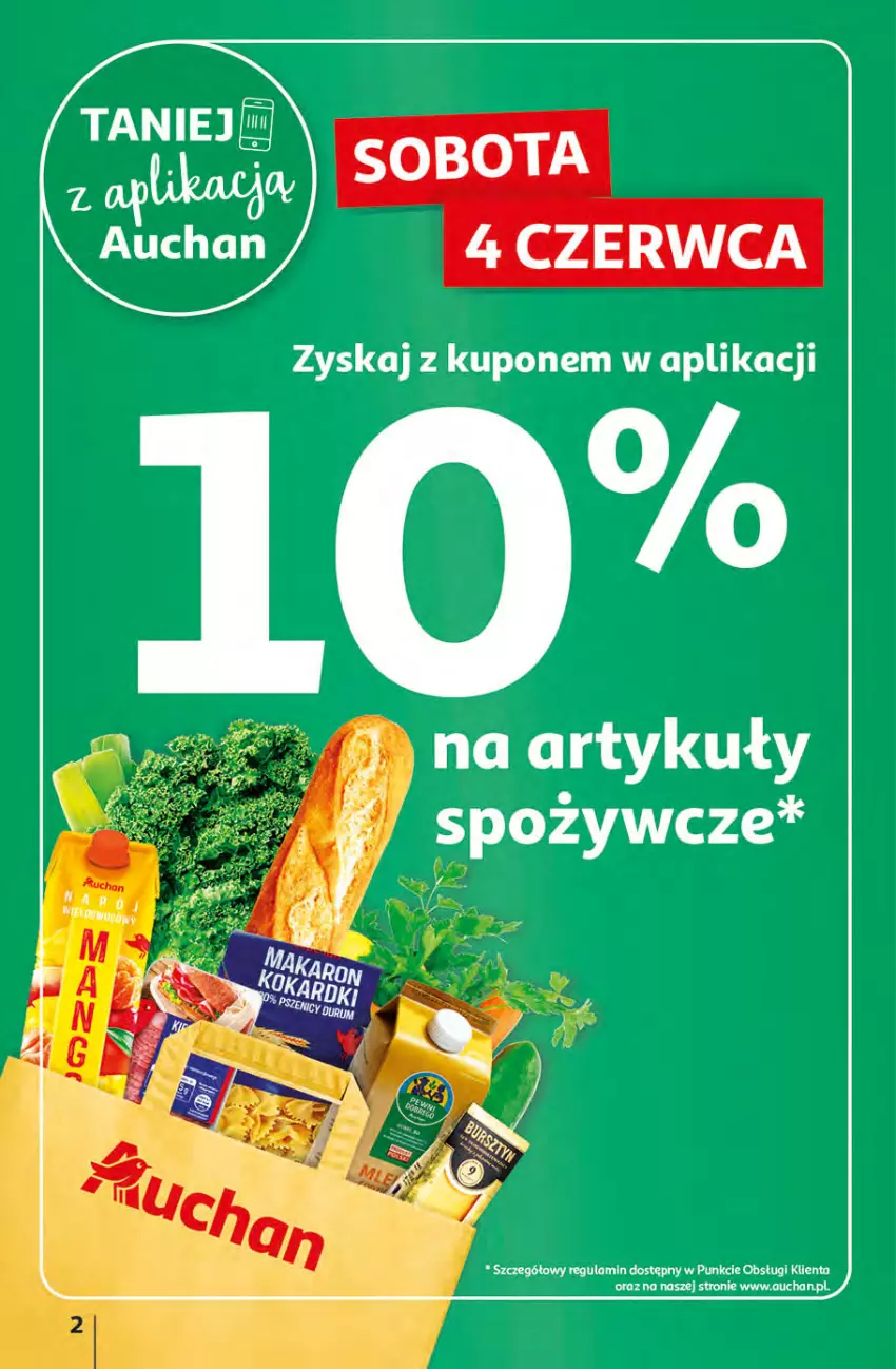 Gazetka promocyjna Auchan - przeNISKIE CENY PRODUKTY przeEKOLOGICZNE Hipermarkety - ważna 02.06 do 08.06.2022 - strona 2