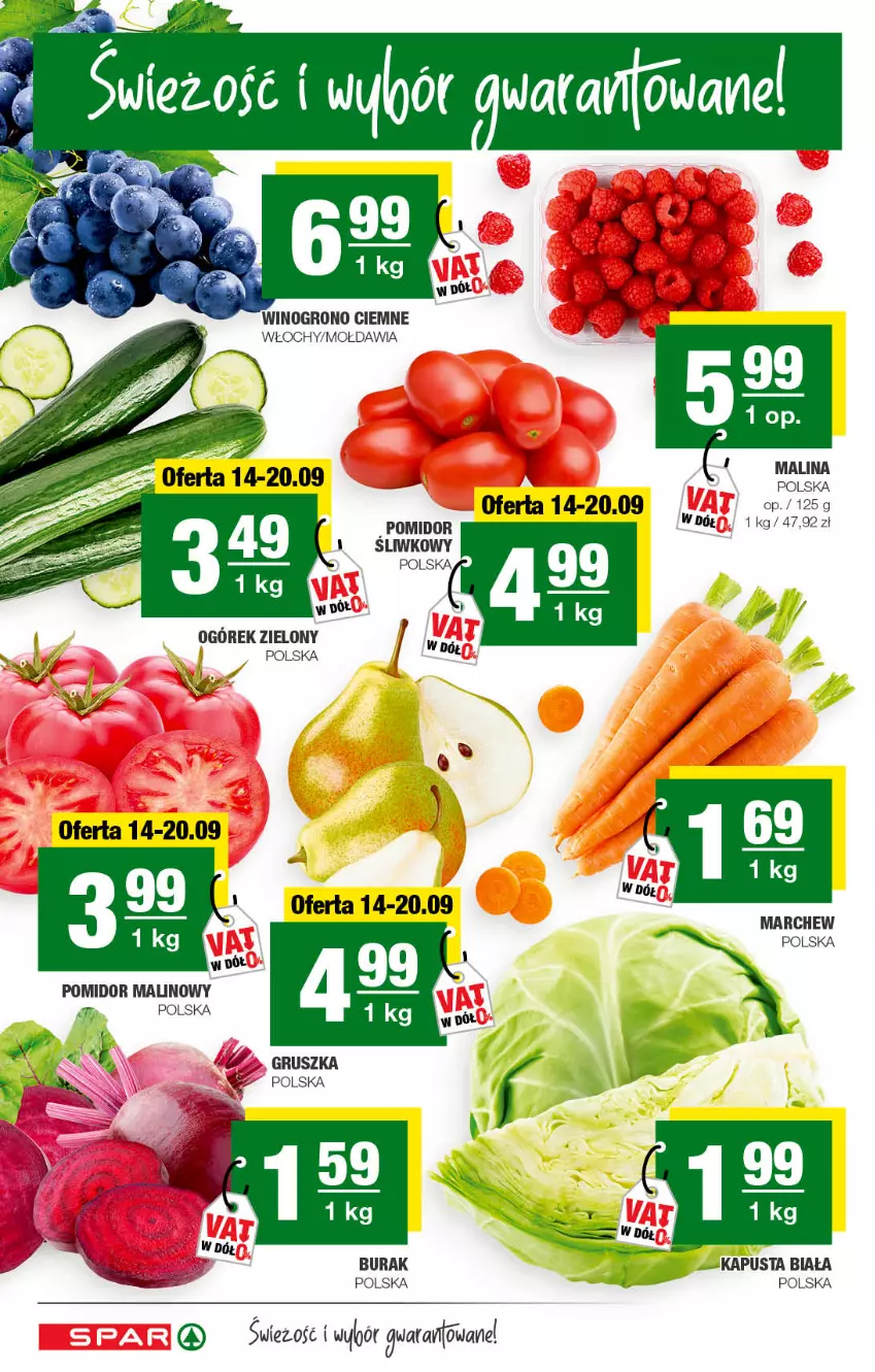 Gazetka promocyjna Spar - Spar - ważna 11.09 do 21.09.2022 - strona 2 - produkty: LG, Ogórek, Wino