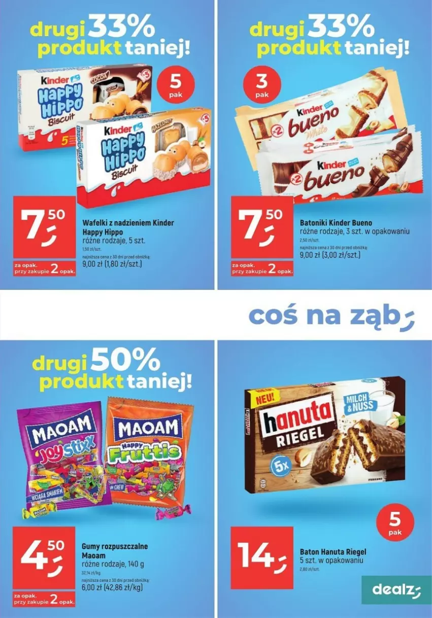 Gazetka promocyjna Dealz - ważna 19.10 do 25.10.2023 - strona 22 - produkty: Baton, HiPP, Kinder, Kinder Bueno, Tonik