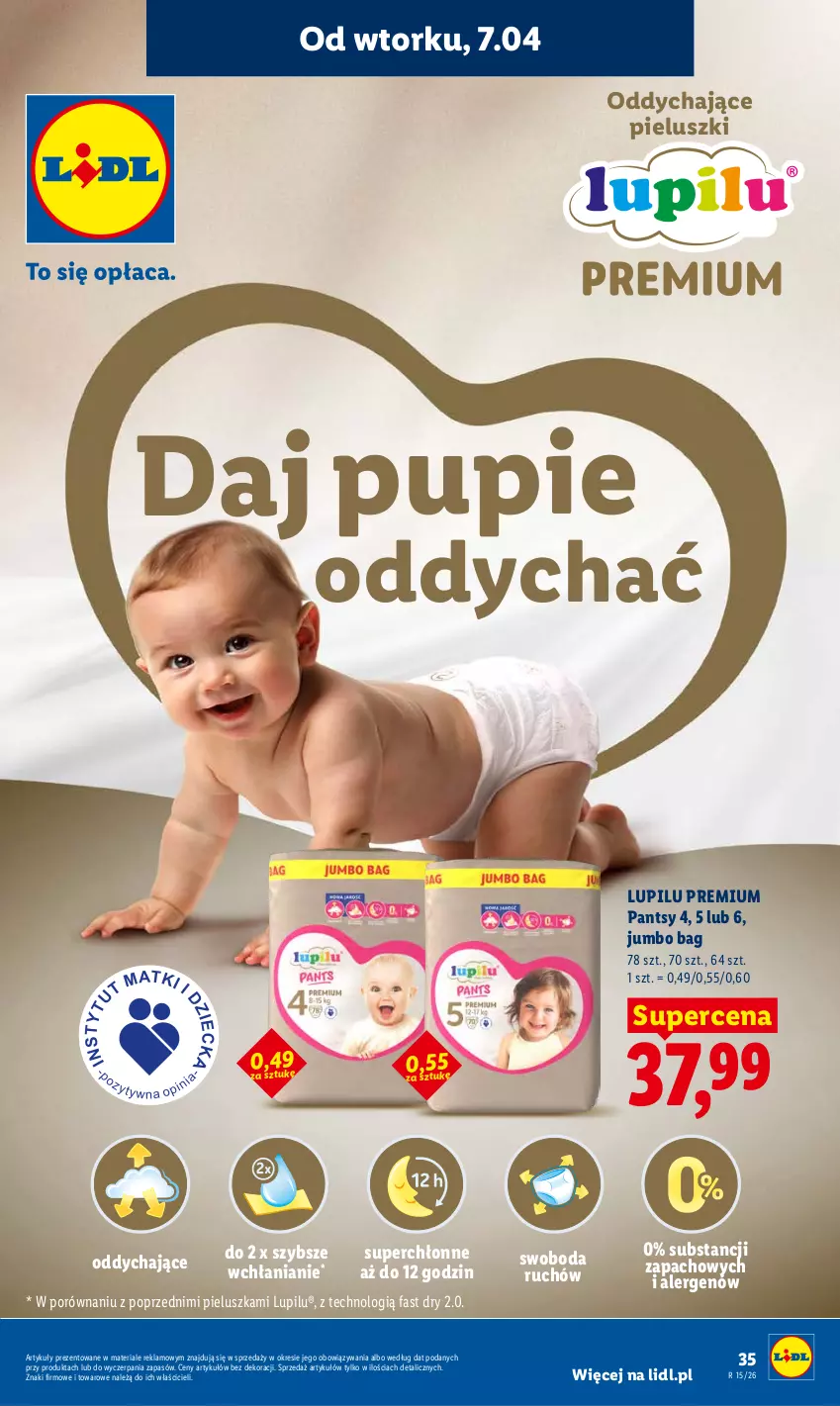 Gazetka promocyjna Lidl - Gazetka ważna od 7.04 do 8.04 - ważna 07.04 do 08.04.2026 - strona 39 - produkty: Fa, O Bag, Por