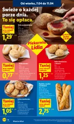 Gazetka promocyjna Lidl - Gazetka ważna od 7.04 do 8.04 - Gazetka - ważna od 08.04 do 08.04.2026 - strona 14 - produkty: Sok, Por, Bagietka, Bułka