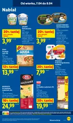 Gazetka promocyjna Lidl - Gazetka ważna od 7.04 do 8.04 - Gazetka - ważna od 08.04 do 08.04.2026 - strona 21 - produkty: Serek puszysty, Cheddar, Ser, Mazdamer, Mlekovita, Rolmlecz, Serek homogenizowany, Serek, Pilos, Gouda, Mleko