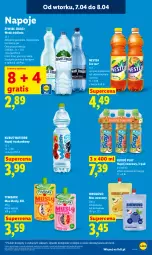 Gazetka promocyjna Lidl - Gazetka ważna od 7.04 do 8.04 - Gazetka - ważna od 08.04 do 08.04.2026 - strona 25 - produkty: Mus, Gra, Ice tea, Napoje, LANA, Tymbark, Kubuś Waterrr, Kubuś, Arbuz, Woda, Herbata, Mango, Napój, Nestea