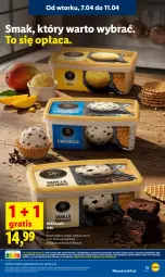 Gazetka promocyjna Lidl - Gazetka ważna od 7.04 do 8.04 - Gazetka - ważna od 08.04 do 08.04.2026 - strona 35 - produkty: Gra, Lody, Mango, Brownie, Grafika