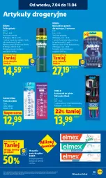 Gazetka promocyjna Lidl - Gazetka ważna od 7.04 do 8.04 - Gazetka - ważna od 08.04 do 08.04.2026 - strona 43 - produkty: Pasta do zębów, Lack, Perła, Gillette, Elmex