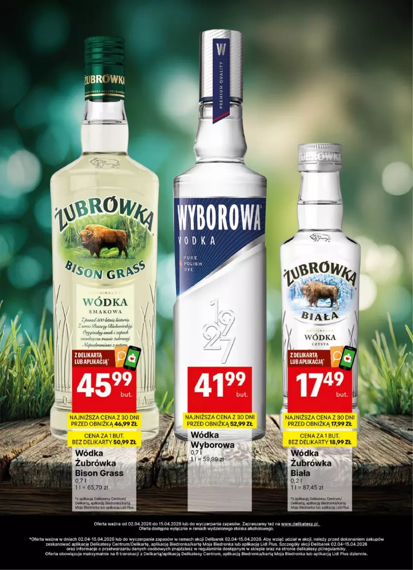 Gazetka promocyjna Delikatesy Centrum - Delibarek DC14-DC15 - ważna 02.04 do 15.04.2026 - strona 8 - produkty: Dron, Gra, Rama, Rum, Tran, Wódka, Wyborowa
