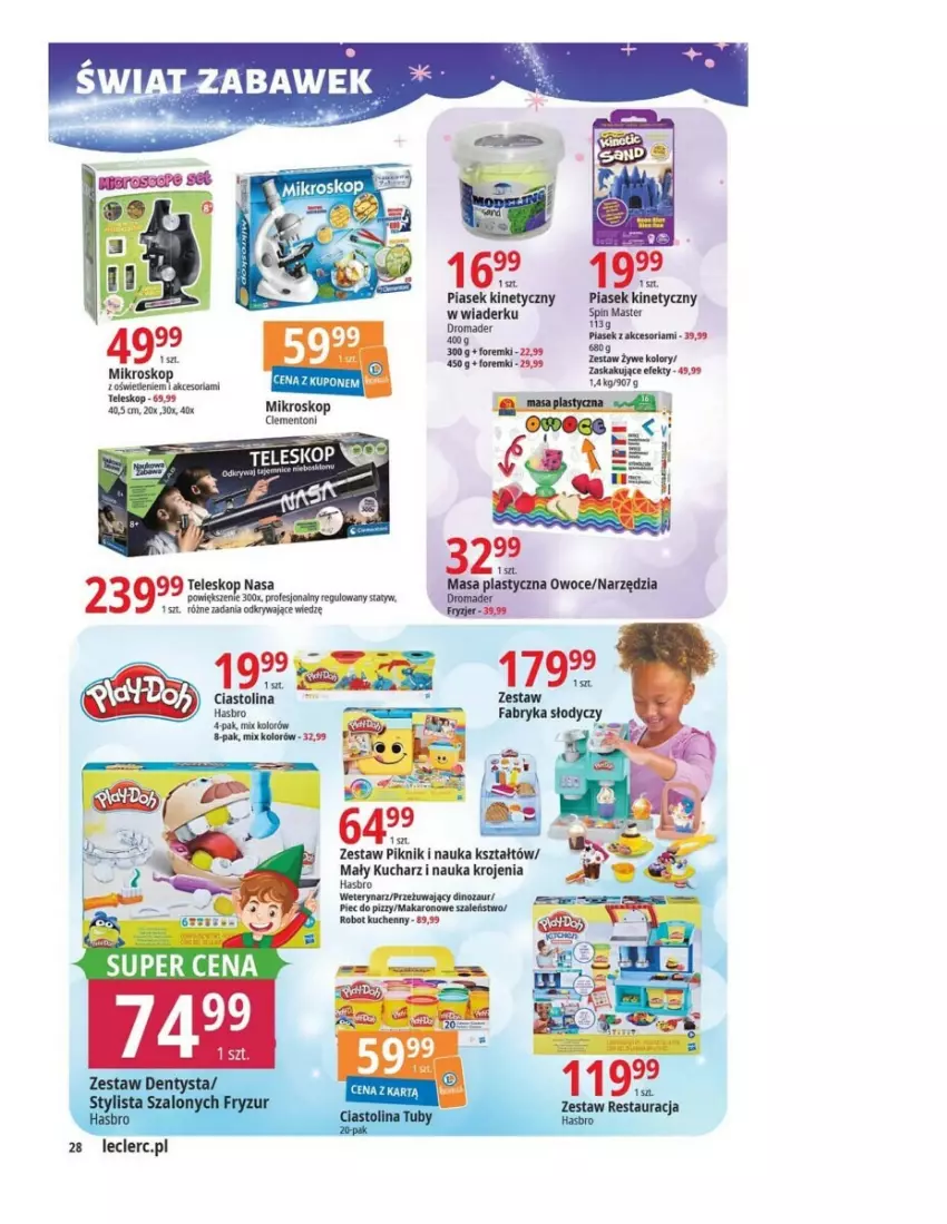 Gazetka promocyjna E Leclerc - ważna 07.11 do 06.12.2023 - strona 21 - produkty: Fa, Hasbro, Owoce, Teleskop