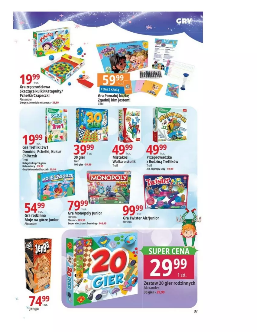 Gazetka promocyjna E Leclerc - ważna 07.11 do 06.12.2023 - strona 31 - produkty: Gra, Hasbro, Koc, Monopoly