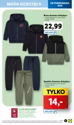 Gazetka promocyjna Lidl - GAZETKA - Gazetka - ważna od 03.02 do 03.02.2024 - strona 11 - produkty: Dres, Moda, Dzieci, Spodnie, Bluza, Spodnie dresowe, Bluza dresowa