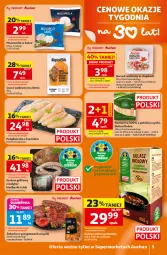 Gazetka promocyjna Auchan - Gazetka 30 Lat Supermarket Auchan - Gazetka - ważna od 22.07 do 22.07.2026 - strona 5 - produkty: Mozzarella, Kurczak, Parówki, Stek, Boczek, Grill