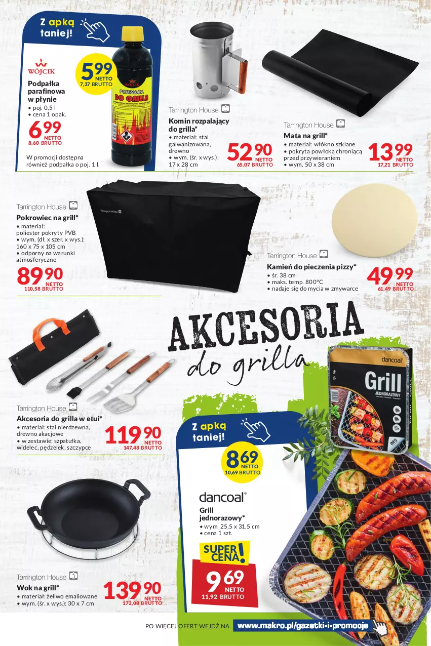 Gazetka promocyjna Makro - Sezon na grill - oferta z alkoholem - ważna 16.04 do 29.04.2024 - strona 21 - produkty: Grill, Piec, Pokrowiec, Por, Szczypce, Szpatułka, Widelec